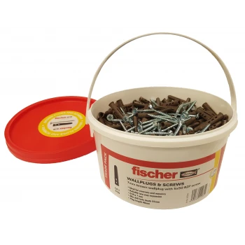Fischer Brown Contract Plugs & Screws X 400 Tub