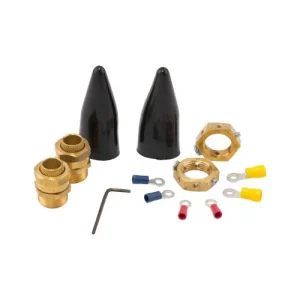 Gland Pack Indoor Cable 20mm S Brass Shroud/Earthing Nut/Term