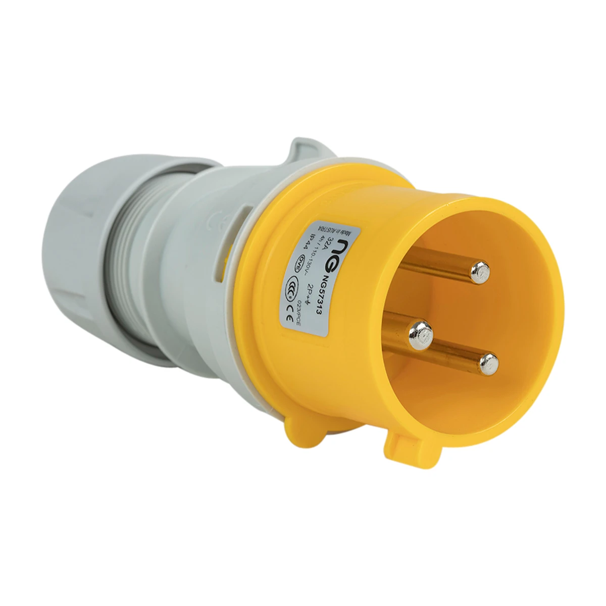Niglon 57413 Socket Yellow 32A 3 Pin 110V - Image 2