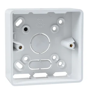 1 Gang 32mm Round Corner Mounting Box