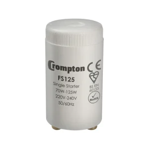 Crompton FS125 Fluorescent Lamp Starter Switch 70W-125W