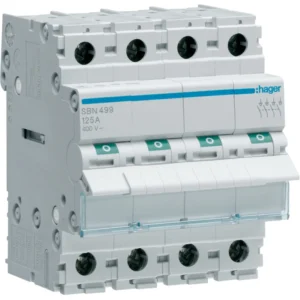 Switch Disconnector 4P Neutral Left 125A 400V