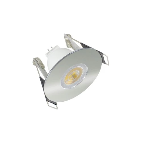 Evofire Mini Fire Rated Downlight 45mm Cutout IP65 Polished Chrome Round Integral - Image 2