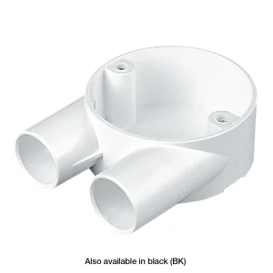 PVC-U 2-Way Branch Box 20mm White