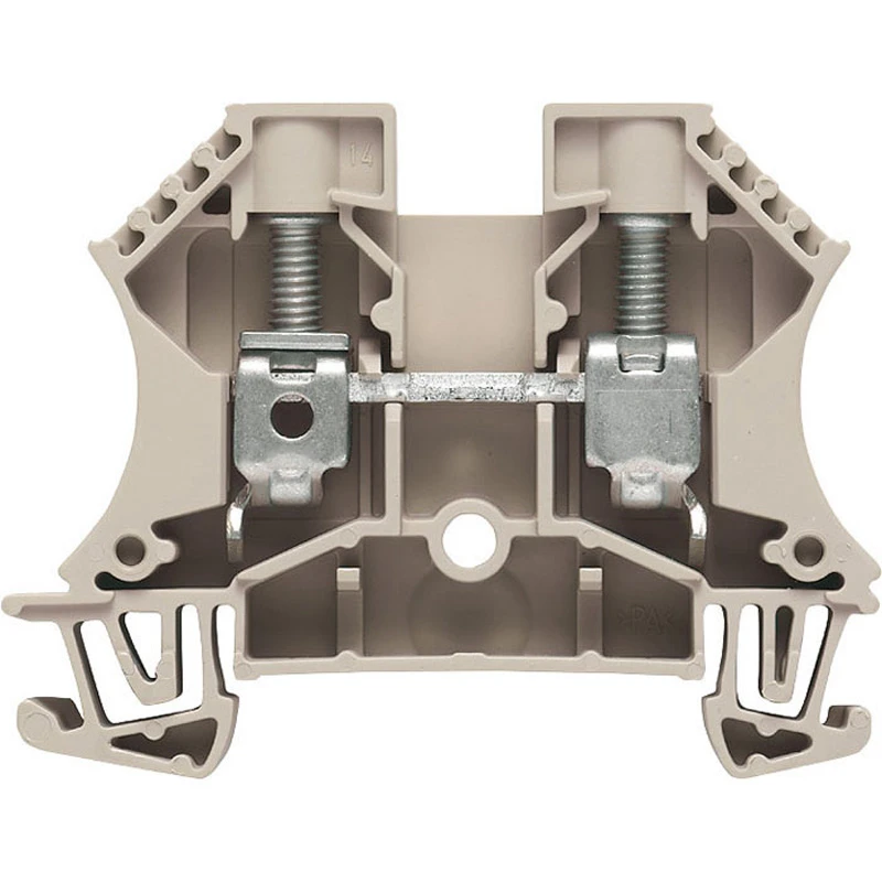 Terminal Feed Through WDU 10 10mm 57A 1000V Beige Screw Connector