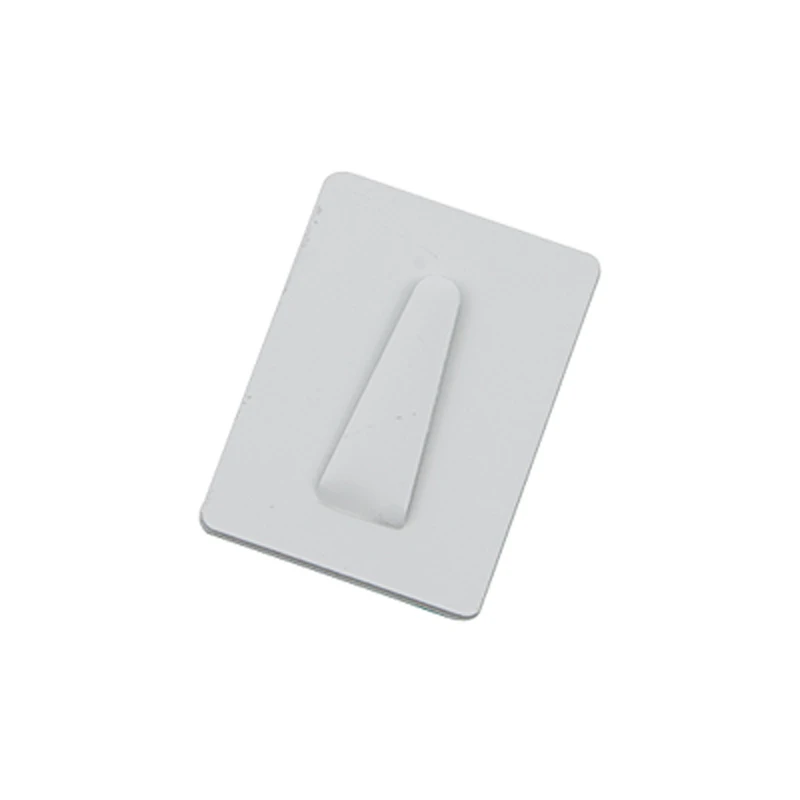 Self Adhesive Clip White Mild Steel 8mm x 38mm x 25mm