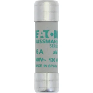 Fuse-link, low voltage, 6 A, AC 500 V, 120 kA, 10 x 38 mm, aM, IEC