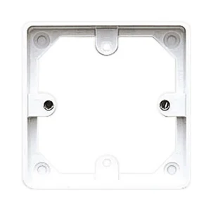 Pattress 1 Gang For Logic Plus Accessories 20mm White