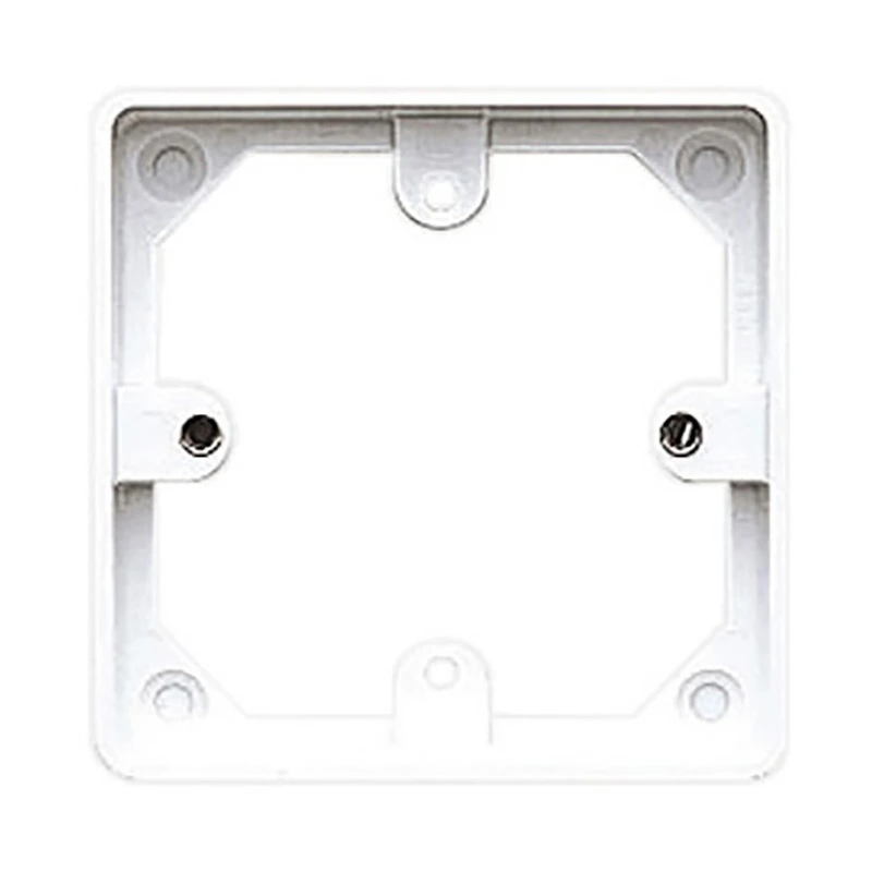 Pattress 1 Gang For Logic Plus Accessories 20mm White - Image 2