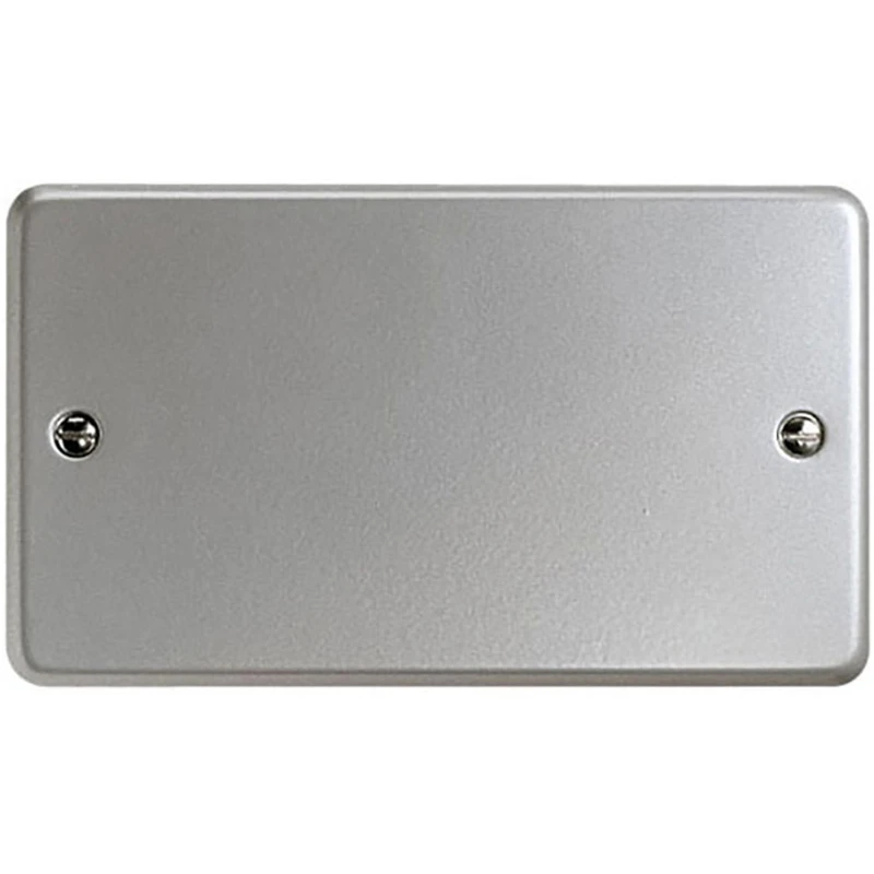Blanking Plate 2 Gang 86 x 146mm Aluminium - Image 2