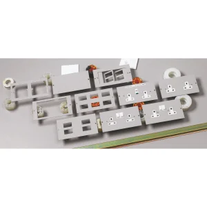 Electrak Blanking Plate 75mm for 4 Compartment Floor Box