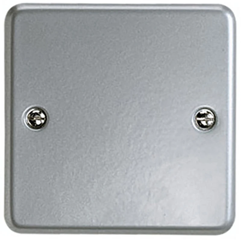 Blanking Plate Without Backbox 86 x 86mm Aluminium - Image 2