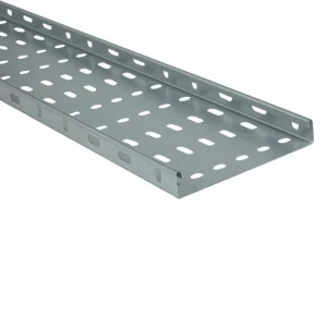 Unitrunk KLMR150T Medium Duty Pre-Galvanized Cable Tray 150 x 25mm x 3m Grey