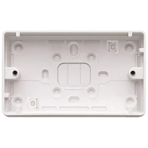 Box 2 Gang PVC Surface 87 x 148 x 32mm White
