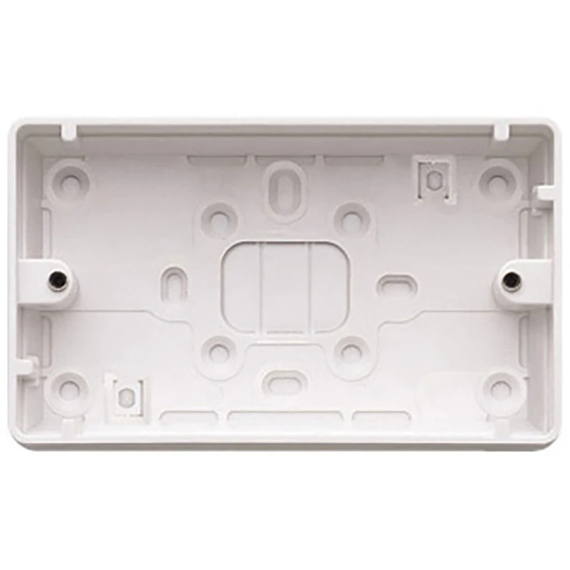 Box 2 Gang PVC Surface 87 x 148 x 32mm White - Image 2