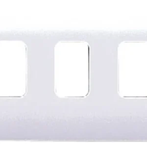 Logic Plus 3-Gang Grid Front Plate 146mm x 86mm