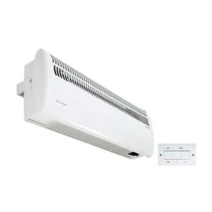 Air Curtain Screenzone Single Door 3Kw 634mm White Integral/Op