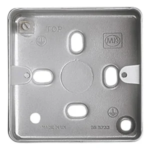 Grid Plus Box 1 & 2 Gang Surface 73x73x40mm Aluminium