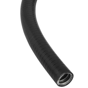 Conduit Type Single Pole Flexible PVC 25mm x 50m Steel Black [Pack=50]