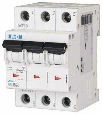 Miniature Circuit Breaker (MCB) 25A 3 Pole Characteristic: Type D 10 Ka - Image 2