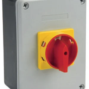 Isolator Rotary 4P Ac21 IP65 32A 175X125X90mm Moulded