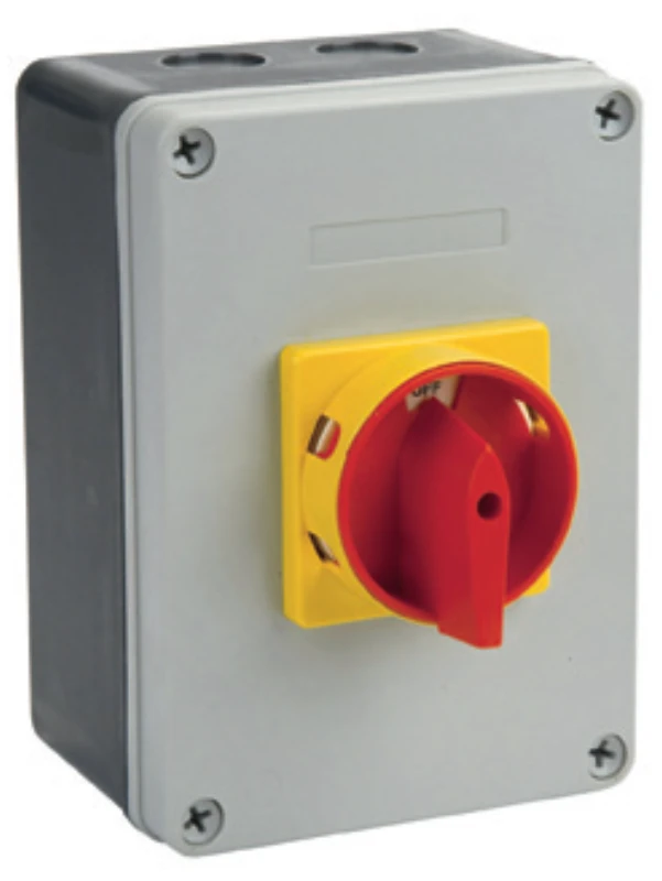 Isolator Rotary 4P Ac21 IP65 32A 175X125X90mm Moulded