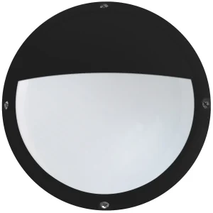 Eterna MINIEYEBK Eyelid 6W LED Round Amenity Bulkhead Black