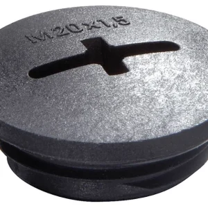 Wiska Stop End EVSG20 M20 Polyamide Black IP56