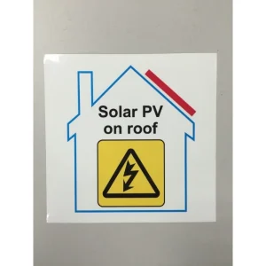 100 X 100mm Over Laminated Solar PV On Roof {Pack of 10]