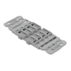 Wago 221-2504 4 Way Mounting Carrier Grey