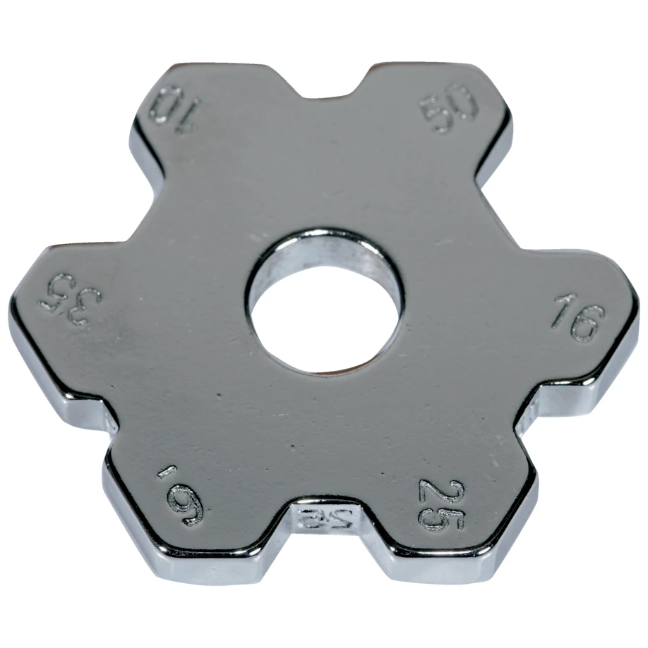 Bizline Set of 2 Matrices Alloy Steel, Chrome Finish