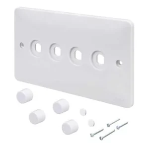 4 Gang Rotary Dimmer Switch Plate Kit