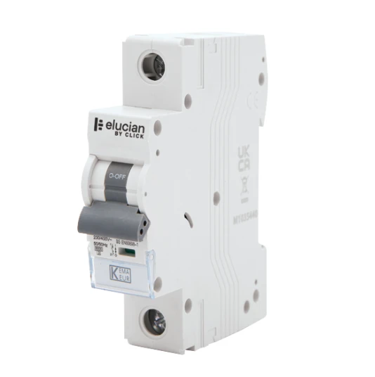 MCB 10A Single Pole 6kA C Curve