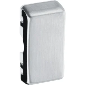 Brushed Steel Nexus Grid Embossed Unprinted Rocker