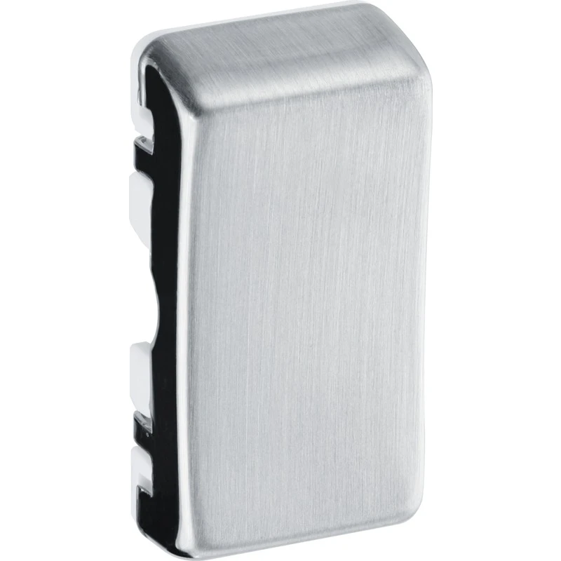 Brushed Steel Nexus Grid Embossed Unprinted Rocker