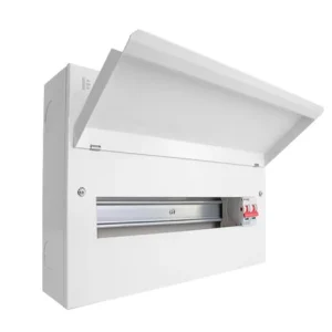 18 Way Unit with 100A Mains Switch (16 Free Ways)