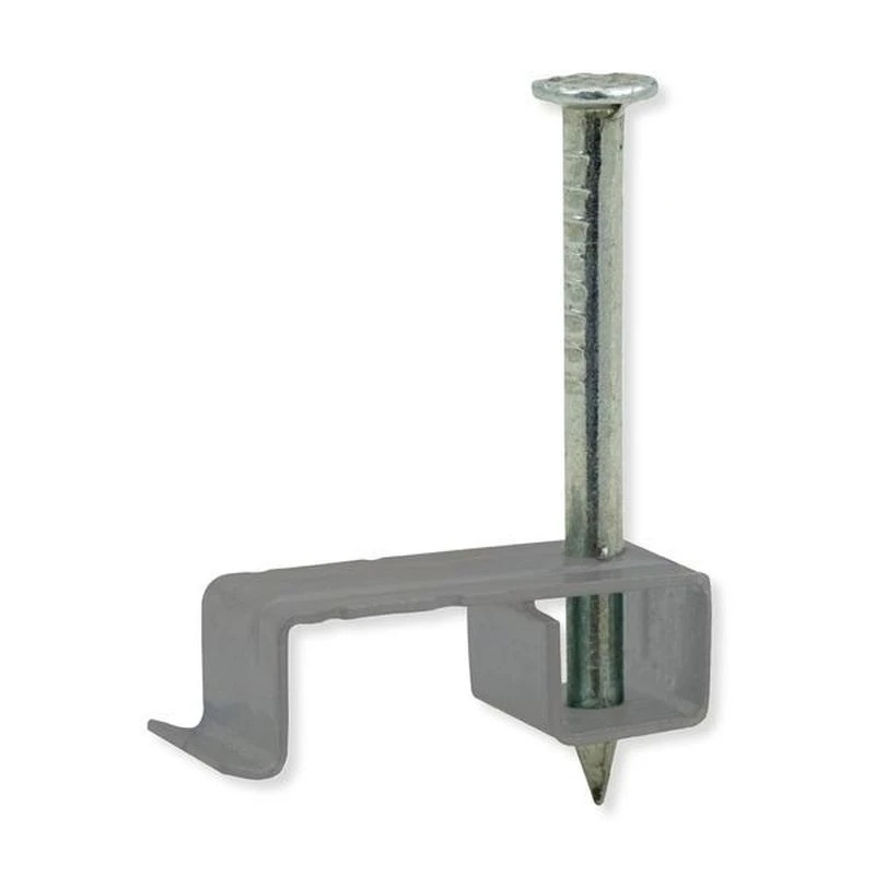 Unicrimp QMC6 Metal Fire Safe T&E Cable Clips for 4mm2 - 6mm2 T&E - 100 Pack - Image 2