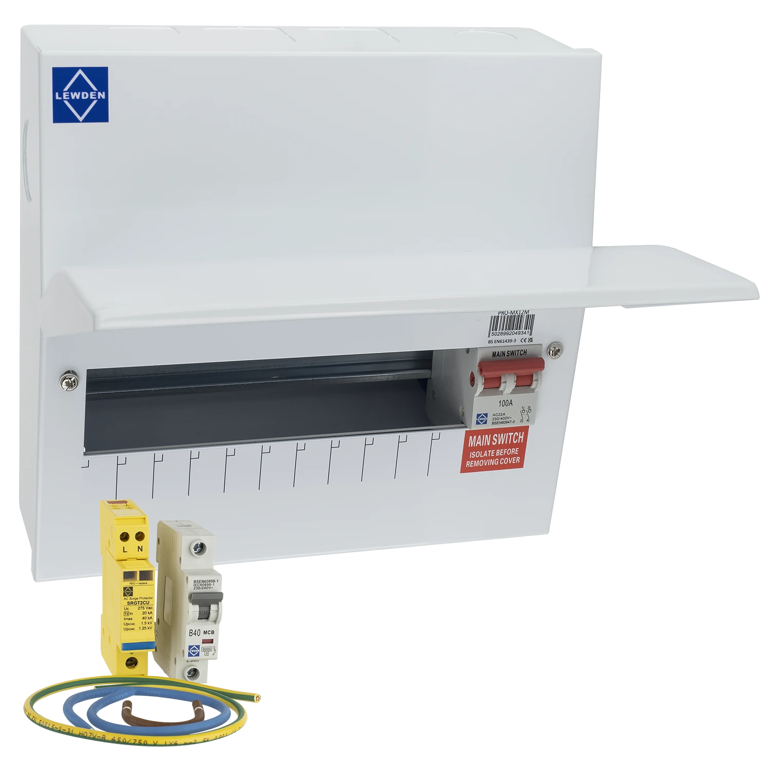 Lewden PRO-R21MS 19 Way Board with Surge Protection Kit