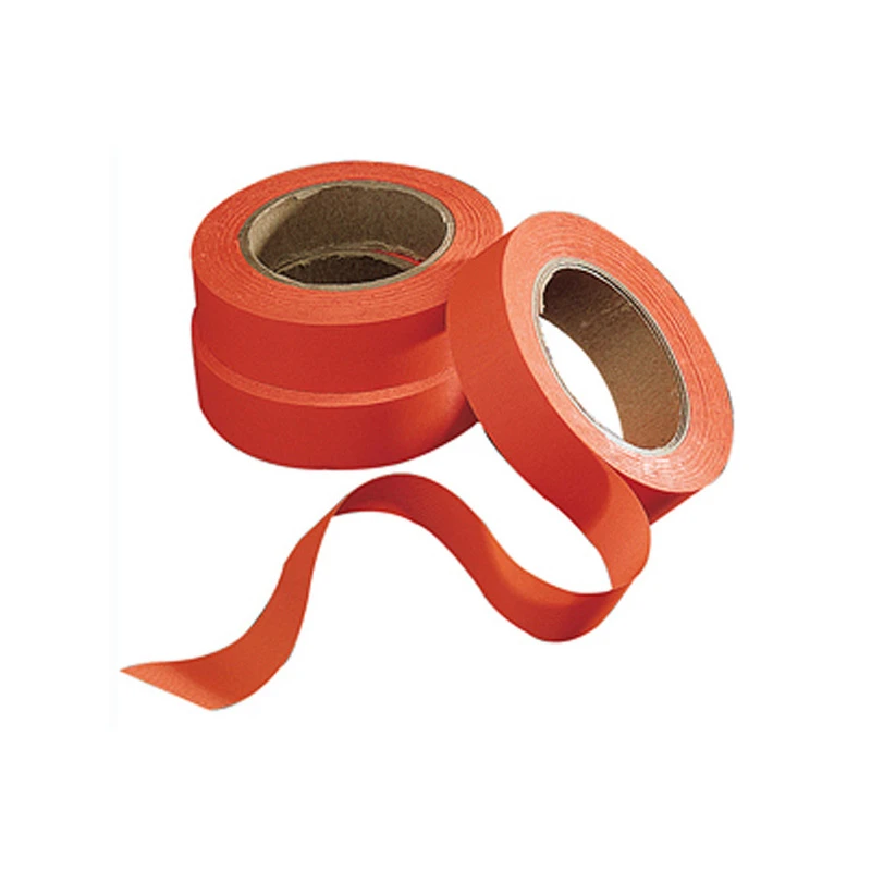 High Visibility Fluorescent Warning Tape 21mm x 25m Orange - Image 2