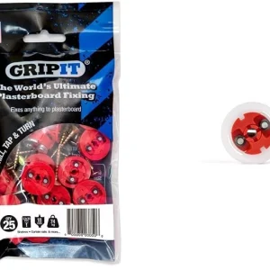 18Mm Fixing Hole Diameter Red Plastic Steel Plasterboard Fixings
