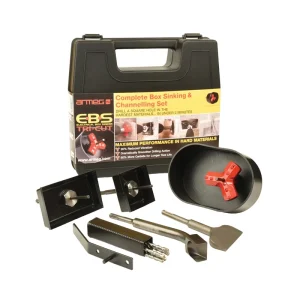Armeg EBS.TCINST.SET Tri-Cut Complete Box Sinking and Channelling Set