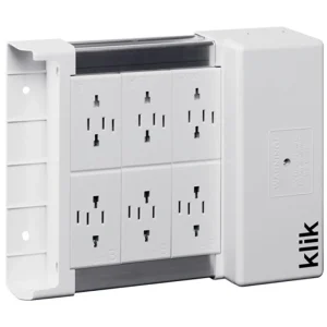Hager Klik KLDS6 Distribution Box 6 Outlet Lighting 6A White