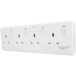 Steeple DCONVERT4 Converter Socket 1 or 2 Gang to 4 Gang