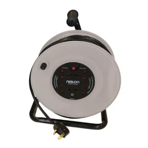 Steeple NER45013 Handheld Cable Reel 50mtr 4 Gang