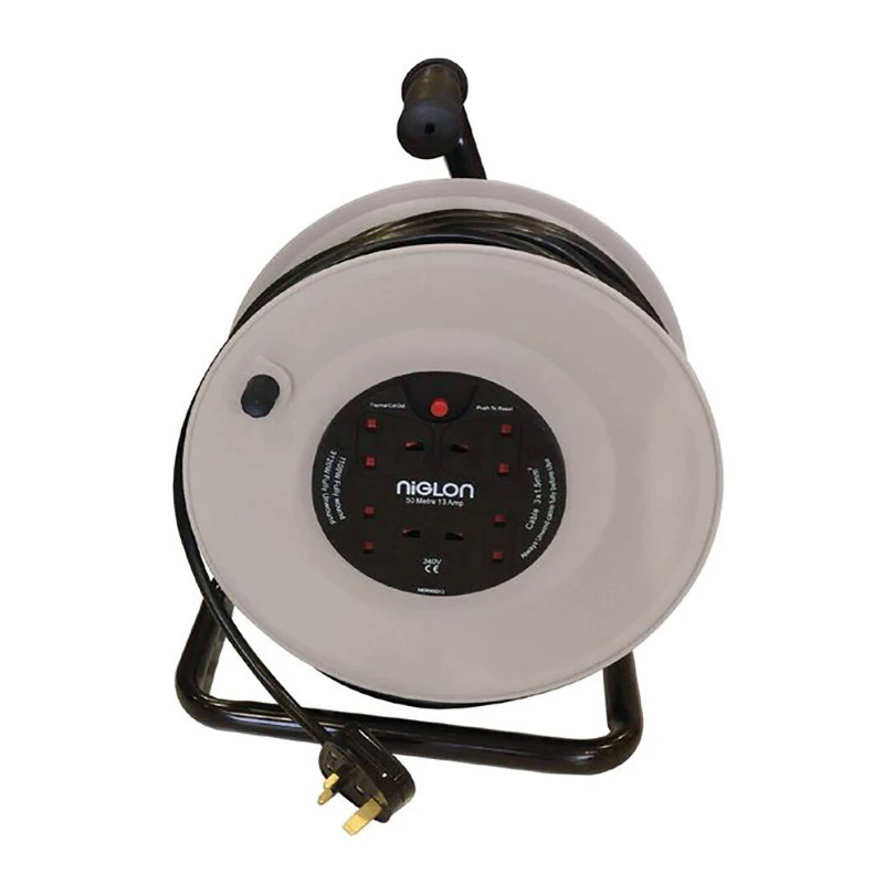 Steeple NER45013 Handheld Cable Reel 50mtr 4 Gang - Image 2