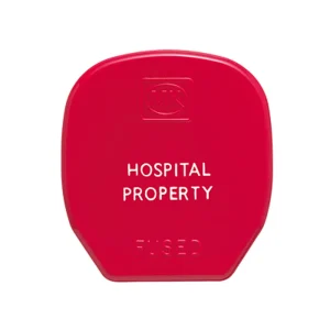 Plug Toughplug Fused 13A Red Marked Hospital Property