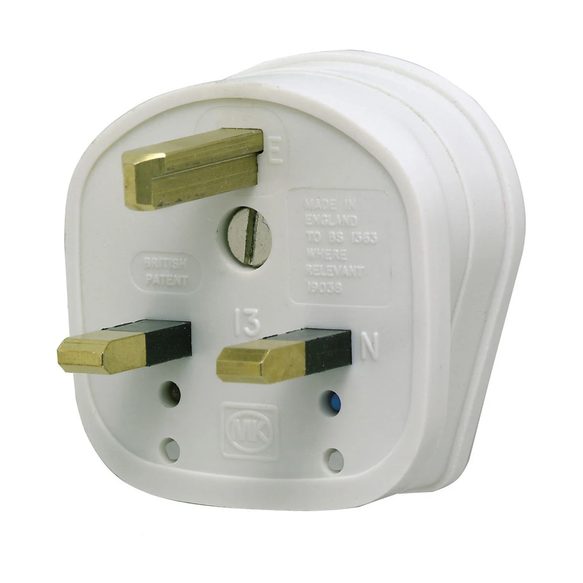 Plug Safetyplug Fused Non Standard 13A White - Image 2
