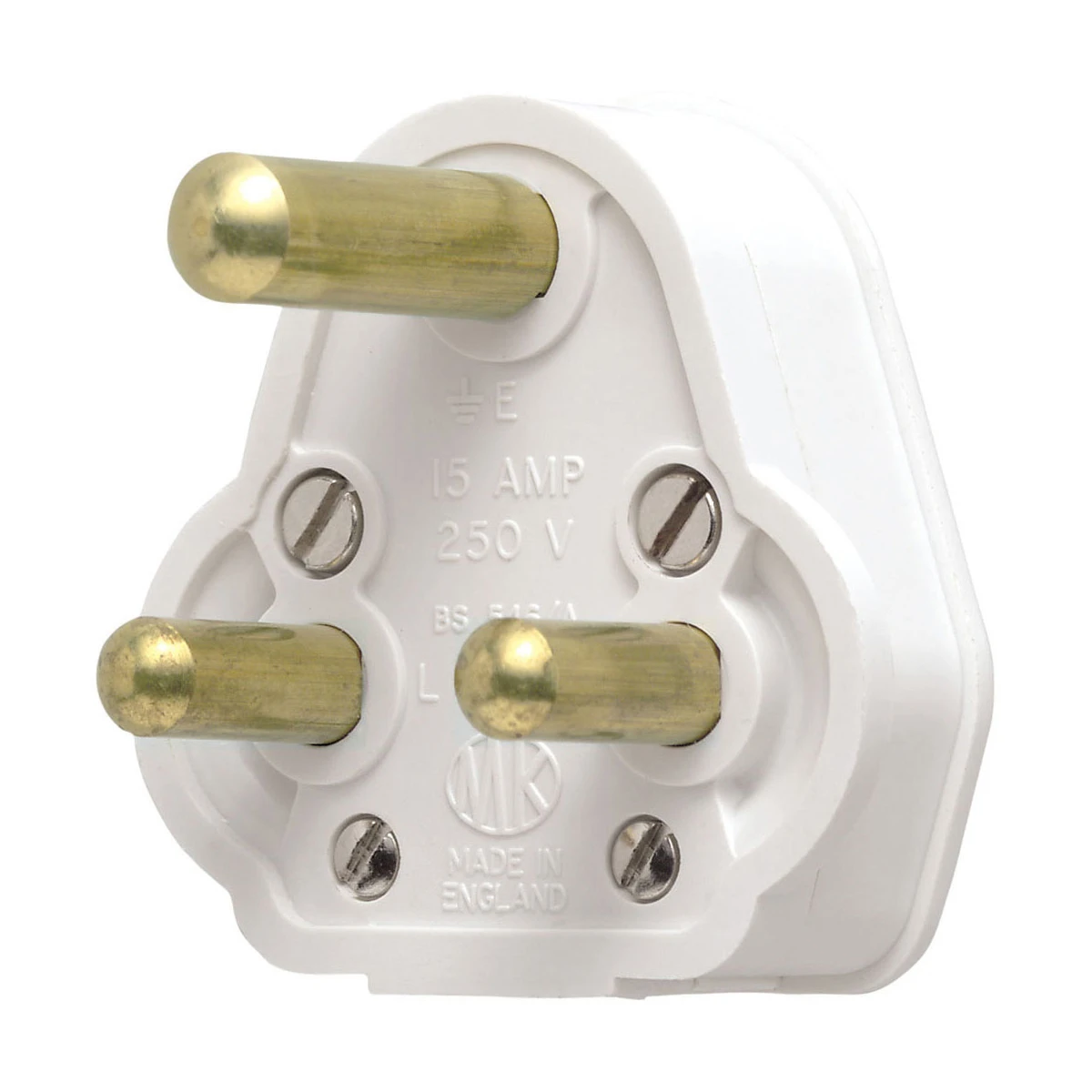 Plug Round 3 Pin 5A White - Image 2