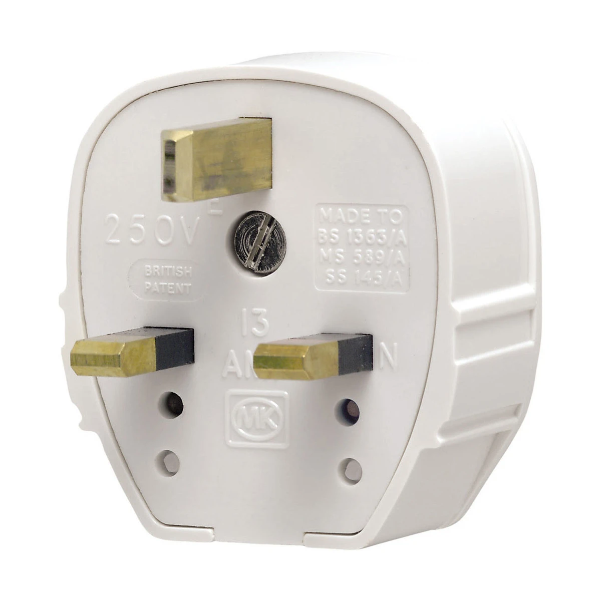 Plug Toughplug Fused 13A White - Image 2