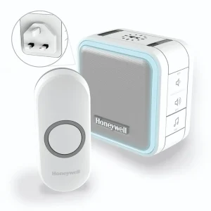 Door Chime Kit Wirefree Plugin 6 Tunes 150m 84Db White Halo Li